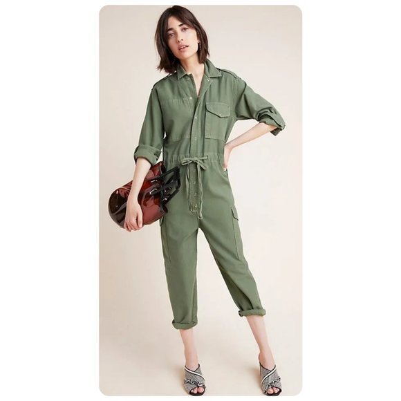 Citizens of Humanity Premium Vintage Surplus Green Nova Utility Coverall - Picture 3 of 12
